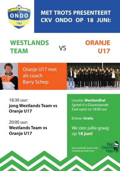 Oranje U17 met OWk-er Tessa Lap bereid zich voor, voor WK aanstaand weekend in Eindhoven