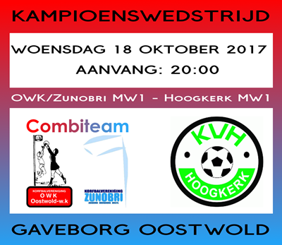 kampioenswedstrijd midweek OWK - Hoogkerk