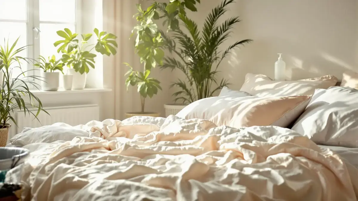 Deze temperatuur is perfect om je beddengoed te wassen en bacteriën te bestrijden, het is niet 60 en ook niet 90 graden