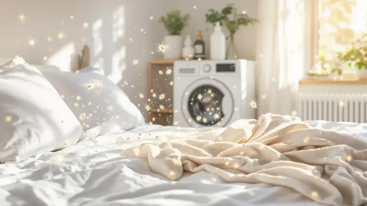 Hier is de temperatuur waarop je je beddengoed absoluut niet moet wassen als je zeker wilt zijn dat je van huisstofmijt en bacteriën afkomt