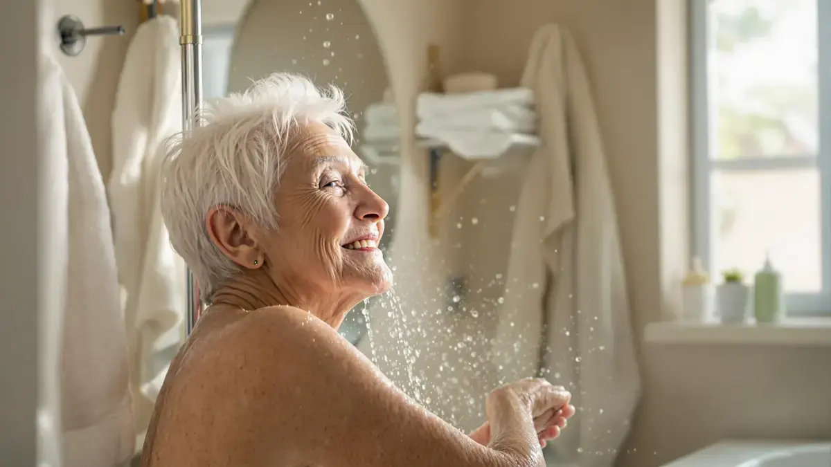 Hier is het aantal douches dat je echt per week moet nemen na je 65ste om gezond te blijven