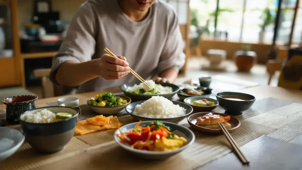Hier is waarom Japanners slank blijven, zelfs als ze drie keer per dag rijst eten