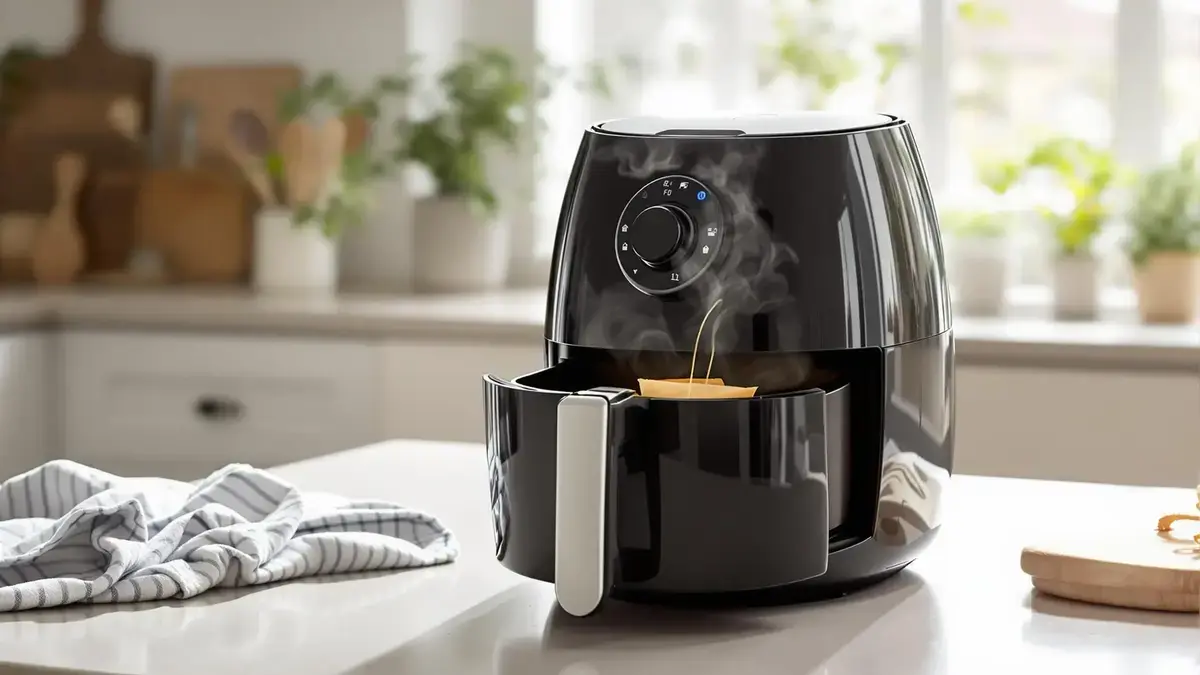 Vereenvoudig het reinigen van je airfryer met deze verrassende tip met een theezakje