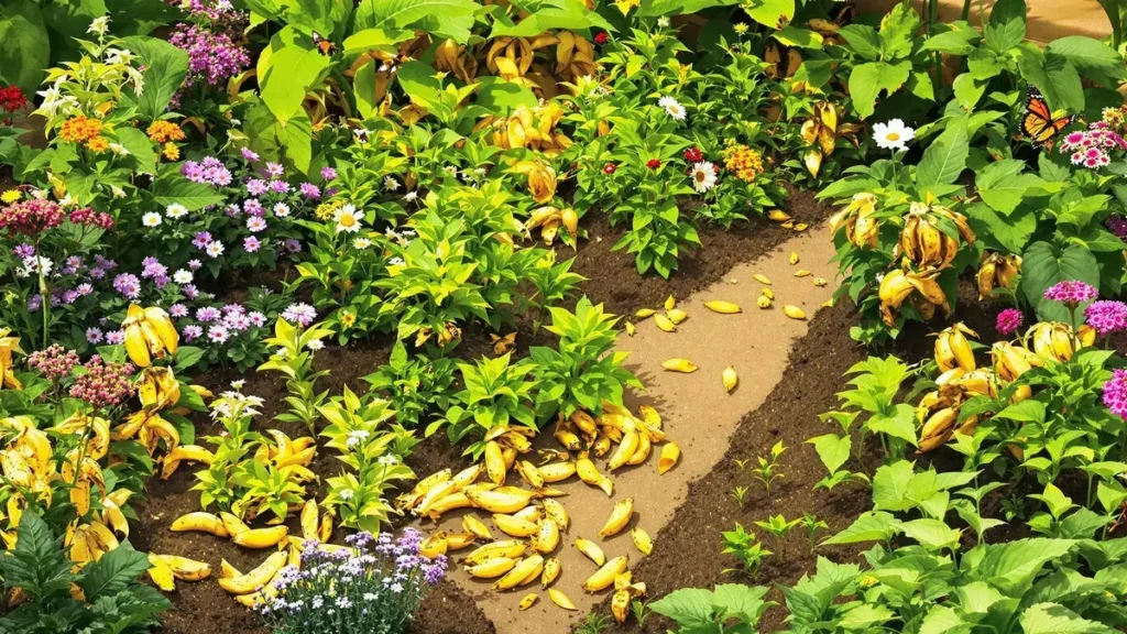 Verspil je bananenschillen niet meer, hier zijn 5 slimme ideeën voor je tuin