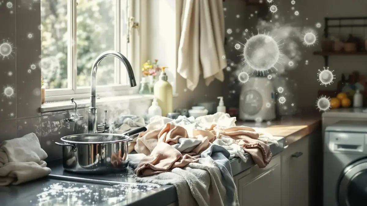 Waarom je je doeken en dweilen niet in de wasmachine moet stoppen