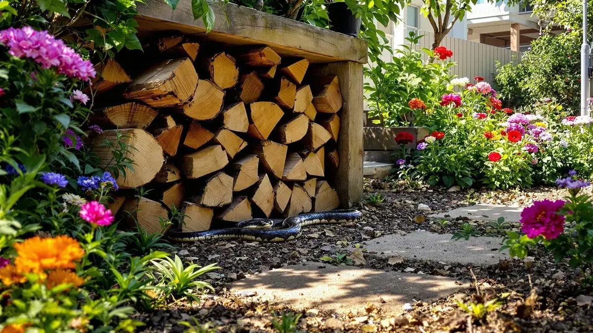 Met de hitte wordt dit stukje van de tuin een schuilplaats voor slangen zonder dat je het weet