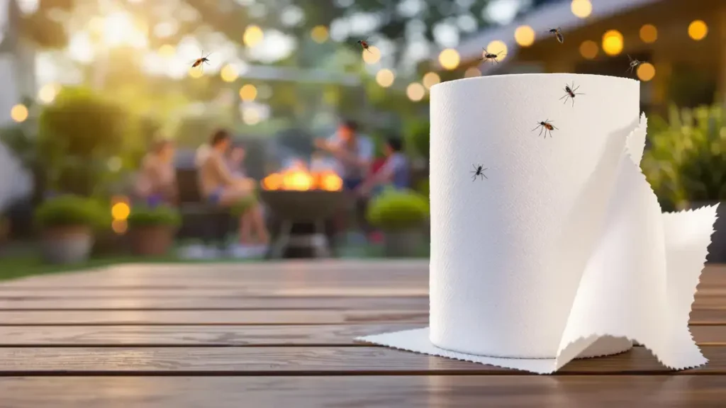Met een toiletpapier kun je in enkele minuten afscheid nemen van muggen: de natuurlijke oplossing die je deze zomer moet kennen